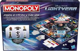 Monopoly disney ir pixar lightyear vaikams, stalo žaidimai, šeimos žaidimai, nuo 8 metų, įvairių spalvų