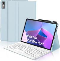 Winchking klaviatūros dėklas, skirtas lenovo tab p11 (2nd gen) planšetiniam kompiuteriui lenovo tab 11 (tb350fu/tb350xu 2022), itališkas išdėstymas, nuimama bluetooth klaviatūra, mėlyna