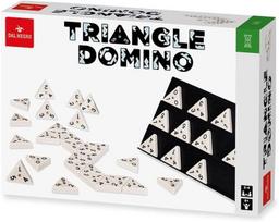 Dal 8001097539734 trikampis domino stalo žaidimas su kortelėmis, tinkamas vaikams nuo 8 metų ir visai šeimai, skirtas 2 ar daugiau žaidėjų, įvairiaspalvis, juodas, juodas