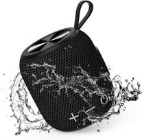Figmasu bluetooth garsiakalbis, atsparus vandeniui, belaidis garsiakalbis, skirtas dušui, muzikos grotuvas lauke, stereo erdvinis garsas, nešiojamas namams, laukui ir kelionėms (juodas)