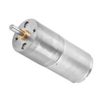 Pavarų variklis 25 mm Dc 12 V 25ga-370 mažo greičio metalinis aukštas mini pavarų variklis elektroniniam "pasidaryk pats" 5-1000 Rpm (12 V 60 Rpm)