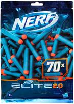 Nerf F2979eu5 papildymo rinkinys – įskaitant 70 oficialių 2.0 šovinių, suderinamas su Elite Blasteriais, įvairiaspalvis