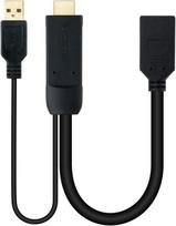 Hdmi į displayport adapteris 20cm, juodos spalvos. Puikiai tinka žaidėjams ir profesionalams, garantuota aukšta perdavimo kokybė. Mėgaukitės neprilygstama vaizdo patirtimi su šiuo įrenginiu
