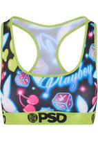 PSD Liemenėlė 'Airbrush' neoninė mėlyna / šviesiai žalia / rožinė / juoda