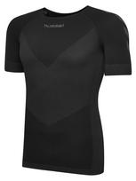Hummel Sportiniai marškinėliai pilka / juoda
