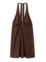 MANGO TEEN Suknelė 'CASCAIS' ruda