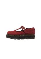 Dr. Martens Balerinos su dirželiais 'ZebZag' raudona