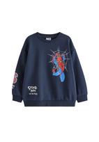 Lindex Megztinis be užsegimo 'Spiderman' tamsiai mėlyna / kobalto mėlyna / raudona / balta