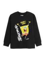 COOL CLUB by SMYK Megztinis be užsegimo 'SPONGEBOB' geltona / juoda / balta
