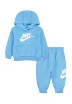 Nike Sportswear Treningas 'CLUB FLEECE' šviesiai mėlyna / balta