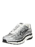Nike Sportswear Sportbačiai be auliuko 'P-6000' juoda / sidabrinė / balkšva