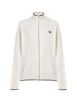 ADIDAS ORIGINALS Kardiganas 'FIREBIRD' juoda / balta