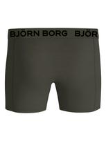 BJÖRN BORG Sportinės trumpikės rusvai žalia / juoda
