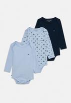 TOMMY HILFIGER Šliaužtinukas / glaustinukė 'ESS' tamsiai mėlyna jūros spalva / šviesiai mėlyna / juoda