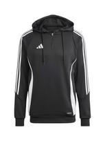 ADIDAS PERFORMANCE Sportinio tipo megztinis 'TIRO 24' juoda / balta