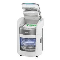 LEITZ  IQ Optimax AutoFeed 150 80380000 paper shredder, P4, 150 sheets, 15-litre waste bin | 80380000 | 4002432143153