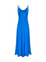 Serena Silueta Suknelė 'Midi satin slip dress 'Majestic'' turkio spalva
