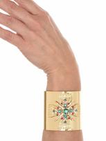 Addicted2 Apyrankė 'Croce del sud bracciale cuff placcato oro con cristalli Swarovski' auksas