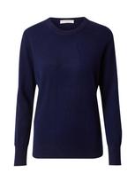 Pure Cashmere NYC Megztinis 'Classic' tamsiai mėlyna