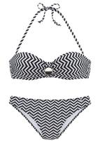 JETTE Bikinis juoda / balta