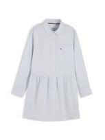 TOMMY HILFIGER Suknelė šviesiai mėlyna / balta