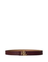 Lauren Ralph Lauren Diržas kupranugario / burgundiško vyno spalva