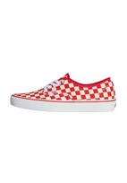 VANS Sportbačiai be auliuko 'Authentic' smėlio spalva / raudona
