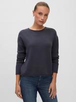 VERO MODA Megztinis 'VMSABA' mėlyna dūmų spalva