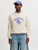 JACK & JONES Megztinis be užsegimo 'JORFREDERIKSBERG' mėlyna / vilnos balta