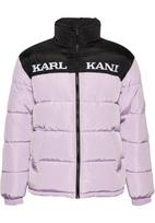Karl Kani Žieminė striukė levandų spalva / juoda / balta