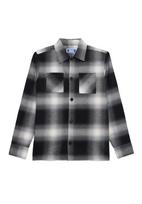 Jack & Jones Junior Marškiniai 'JJEJACKSON' tamsiai pilka / juoda / balta