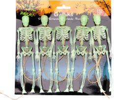 Dekoracija vaikams/suaugusiems, skeletas 476900060, balta sp., 152 cm