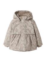 NAME IT Funkcinė striukė  'NMFSNOW05' smėlio spalva / rausvai violetinė spalva / juoda / balta