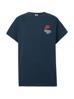 Nike Sportswear Marškinėliai tamsiai mėlyna / omarų spalva / balta