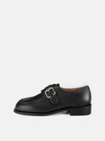L37 HANDMADE SHOES Loaferai 'NEBULA GLOW' juoda
