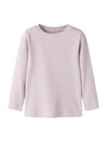 NAME IT Marškinėliai 'NMFODELE' slyvų spalva / rausvai violetinė spalva