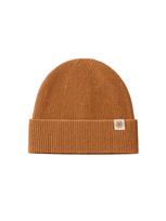 GOBI Cashmere Megzta kepurė 'Unisex Cashmere Rib Knit Beanie' ruda