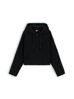 Tommy Jeans Flisinis džemperis juoda