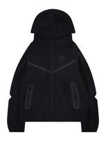 Nike Sportswear Demisezoninė striukė tamsiai pilka / juoda