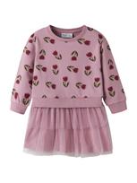 NAME IT Suknelė 'NMFOkla' alyvuogių spalva / rausvai violetinė spalva / uogų spalva