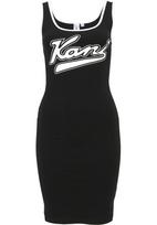 Karl Kani Suknelė juoda / balta