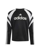 ADIDAS SPORTSWEAR Sportinio tipo megztinis 'TIRO' juoda / balta