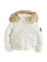 Superdry & Co Žieminė striukė 'Everest' kapučino spalva / balta