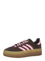ADIDAS ORIGINALS Sportbačiai be auliuko 'GAZELLE BOLD' šokolado spalva / auksas / rožių spalva