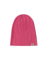 GOBI Cashmere Megzta kepurė 'Unisex Cashmere Rib Knit Hat' vyšninė spalva