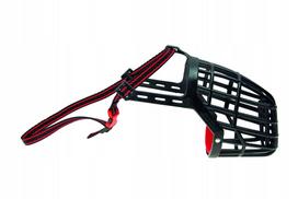 Plastikinis antsnukis šuo Karlie, juodas, D: 37 cm, Š: 35–64 cm
