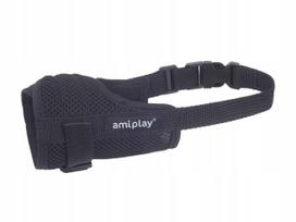 Šuns antsnukis AMIPLAY MUZZLE AIR, juodas, L dydis