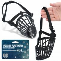 Šuns antsnukis 26 cm, reguliuojamas, lengvas, plastikinis, patogus, IL
