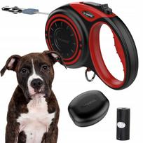 Automatinis pavadėlis šunims DOGNESS su talpykla, 5 m, iki 36 kg, L