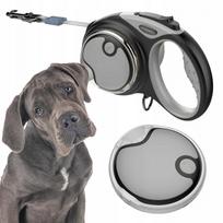 Automatinis pavadėlis šunims DOGNESS XL, 5 m, iki 50 kg, su LED žibintuvėliu
